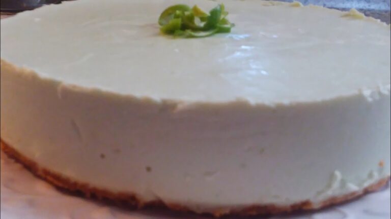 Receta delicioso pay de limón con queso Filadelfia