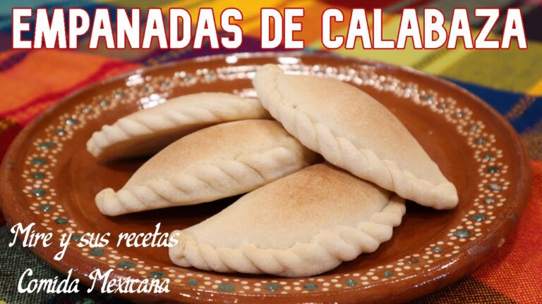 Receta tradicional de empanadas de calabaza de la abuela