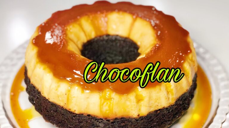 Delicioso chocoflan: receta mexicana