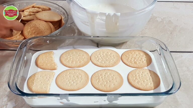Delicioso Pastel de Limón con Galletas Marías