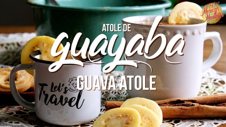 Receta fácil de atole de guayaba