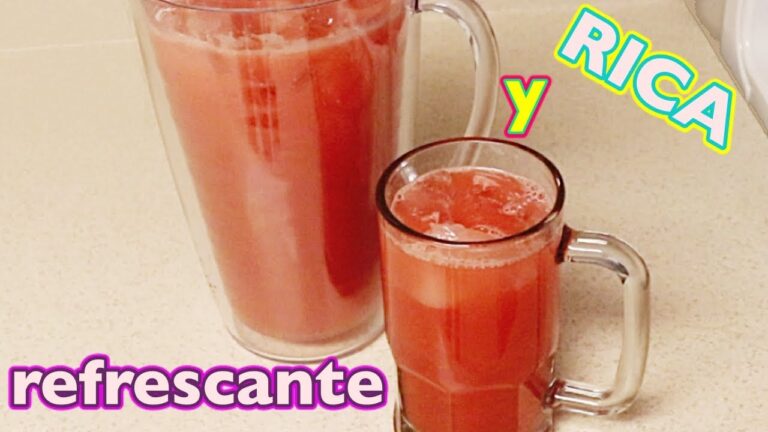 Cómo preparar agua de sandía: receta fácil y refrescante