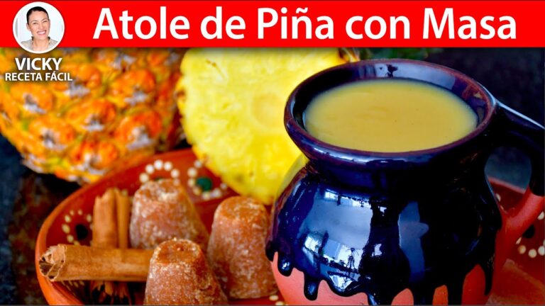 Receta de atole de piña con masa: ¡Delicioso y reconfortante!
