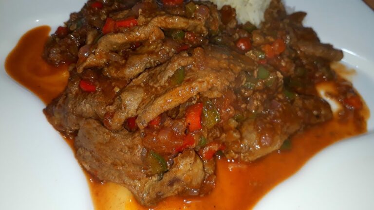 Receta deliciosa de bistec a la inglesa