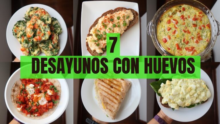 7 Desayunos Saludables con Huevo