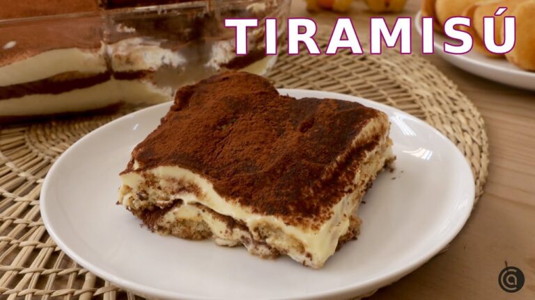 Deliciosa receta de tiramisú en español