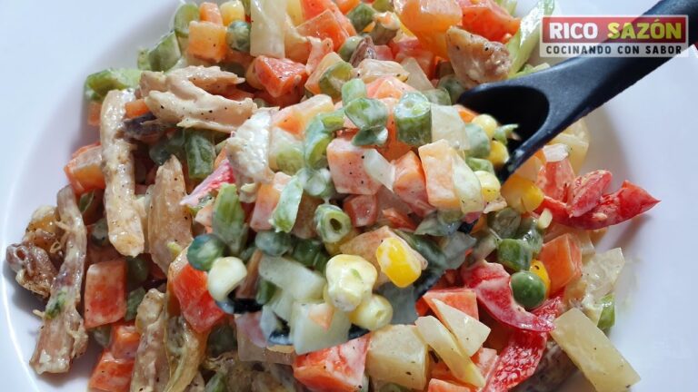 Receta de ensalada rusa guatemalteca: ingredientes deliciosos