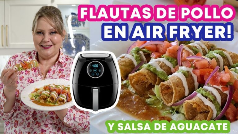 Flautas crujientes: c&oacute;mo hacerlas en la freidora de aire