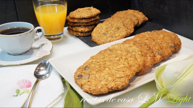 Receta fácil de galletas de avena