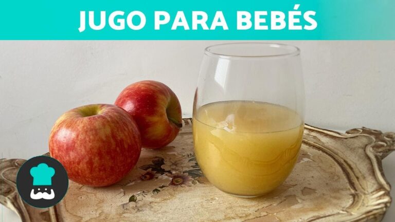 Beneficios del jugo de manzana para beb&eacute;s