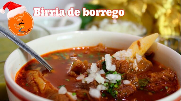 Receta original de birria de borrego