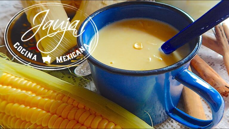 Delicioso Atole de Elote Mexicano