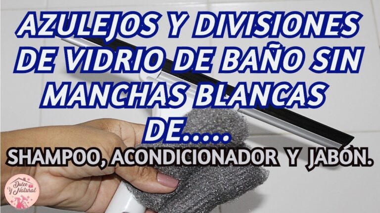 Elimina eficazmente las manchas blancas del ba&ntilde;o
