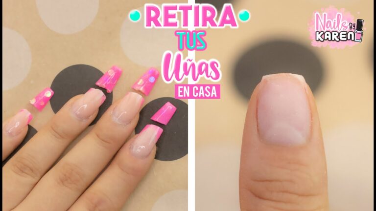 C&oacute;mo quitar u&ntilde;as de acr&iacute;lico en casa