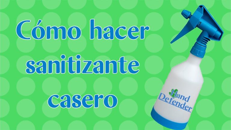 Guía para preparar sanitizante casero de forma efectiva