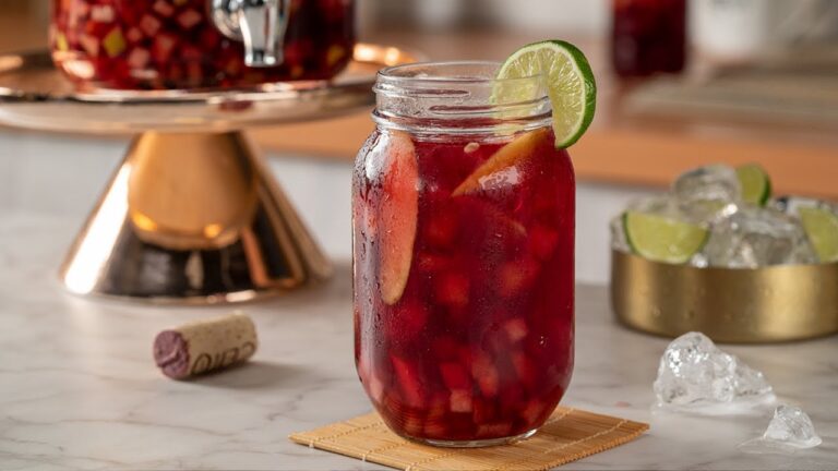 Receta fácil de refresco de limón para clericot
