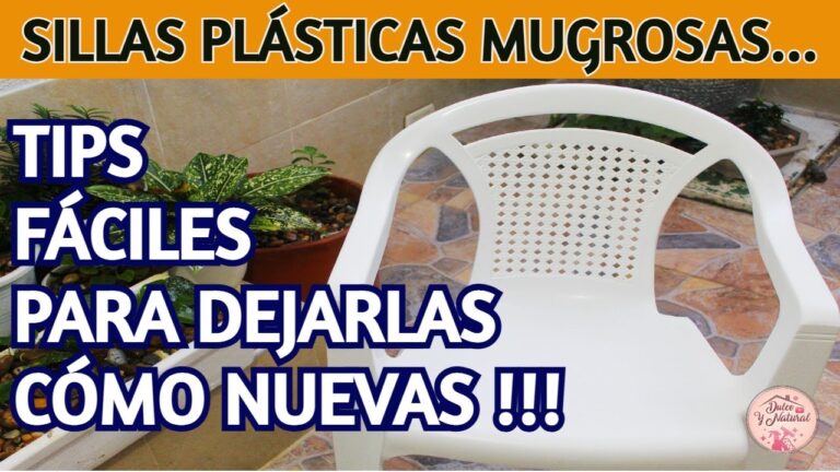 Guía para Limpiar Sillas de Plástico de Forma Efectiva