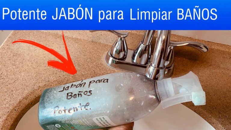 El mejor jab&oacute;n para limpiar el ba&ntilde;o