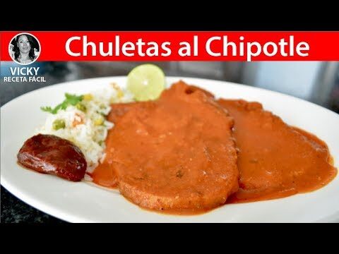 Chuletas de cerdo en salsa chipotle: receta f&aacute;cil y deliciosa