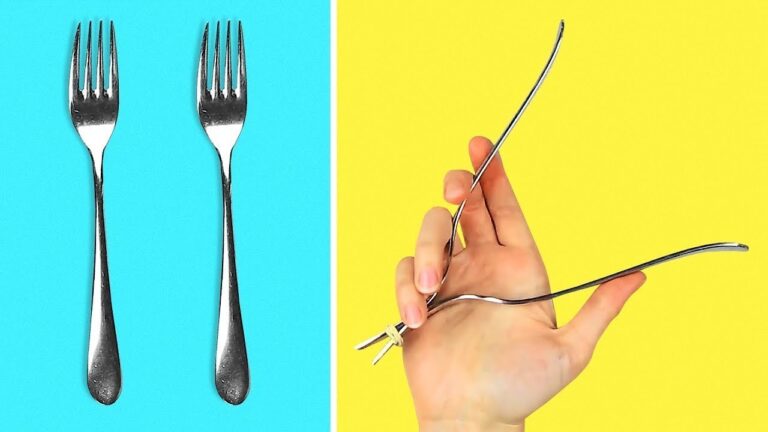 Manualidades creativas con tenedores de metal
