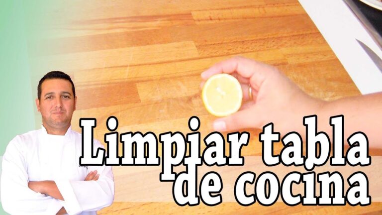Guía para limpiar tu tabla de picar de madera