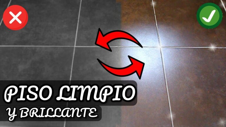 Cómo Lograr un Piso Brillante y Reluciente