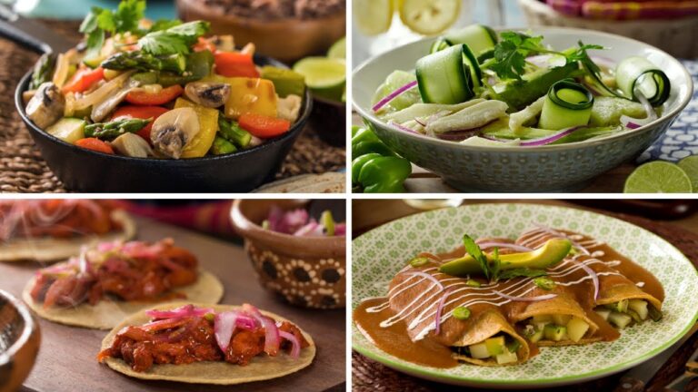 Deliciosos platillos veganos mexicanos