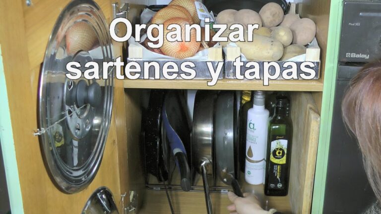 Ideas para almacenar sartenes