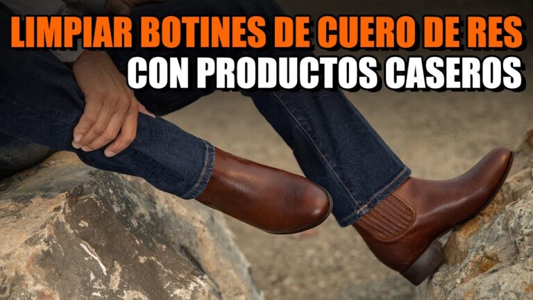 Gu&iacute;a para limpiar botas de cuero con productos caseros