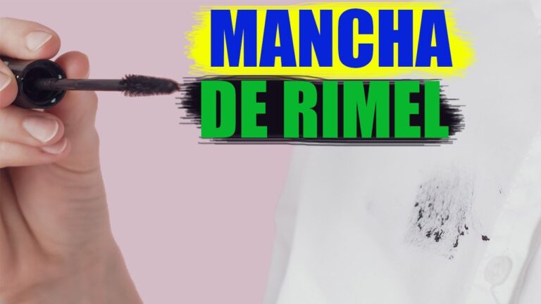C&oacute;mo eliminar rimel de la ropa f&aacute;cilmente