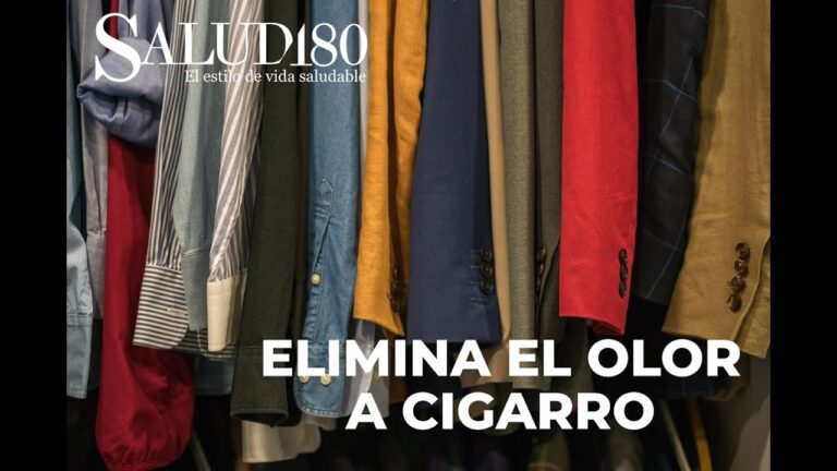 Eliminar el olor a cigarro de la ropa: métodos efectivos