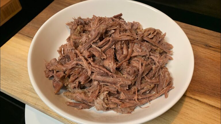 Tiempo de cocción de carne para deshebrar en olla express