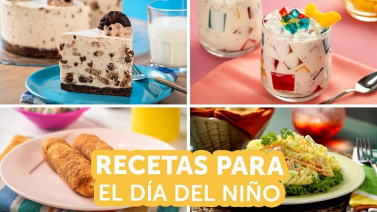 Deliciosas comidas para el d&iacute;a del ni&ntilde;o