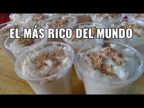 Vasos ideales para servir arroz con leche