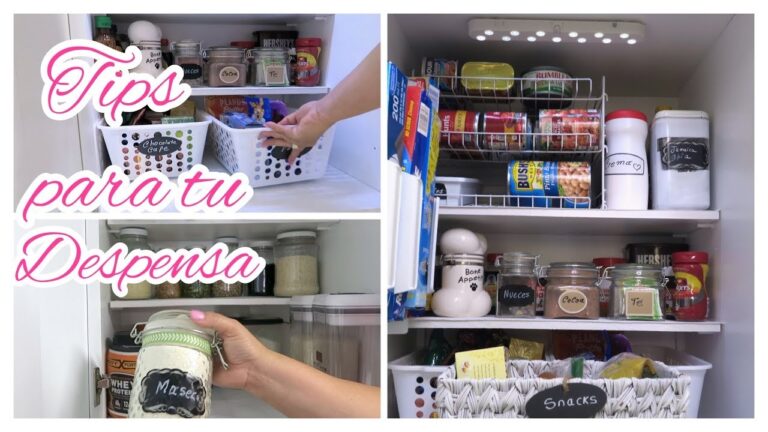 Consejos para arreglar tu despensa de forma eficiente