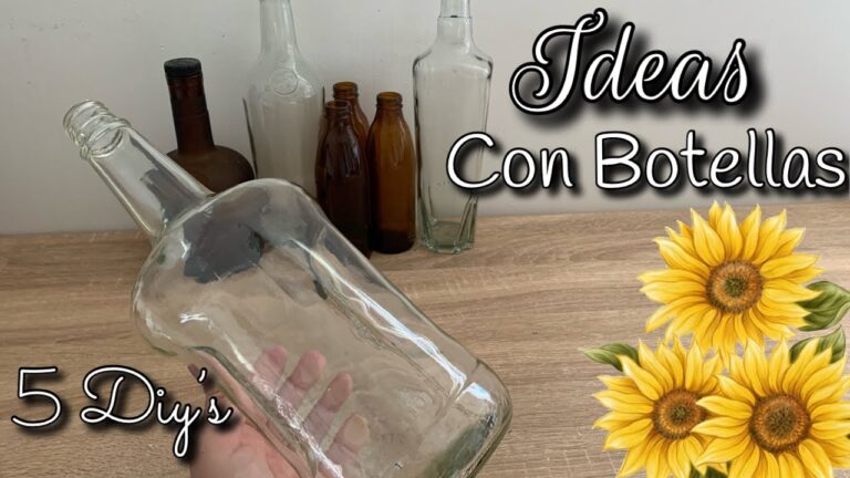Regalos creativos: Cómo reutilizar una botella de vidrio