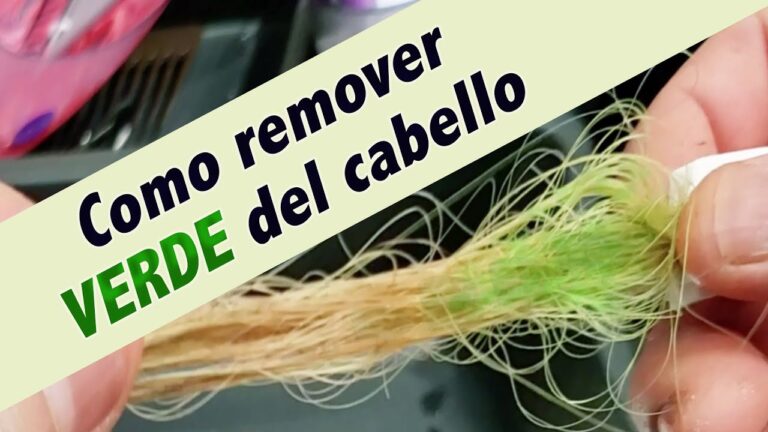 5 formas eficaces de eliminar el color verde del cabello
