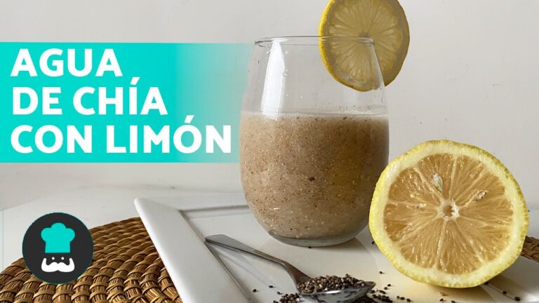 Los incre&iacute;bles beneficios del agua de lim&oacute;n con ch&iacute;a