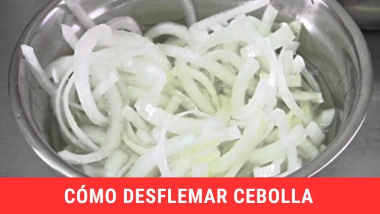 Trucos para desflemar la cebolla fácilmente