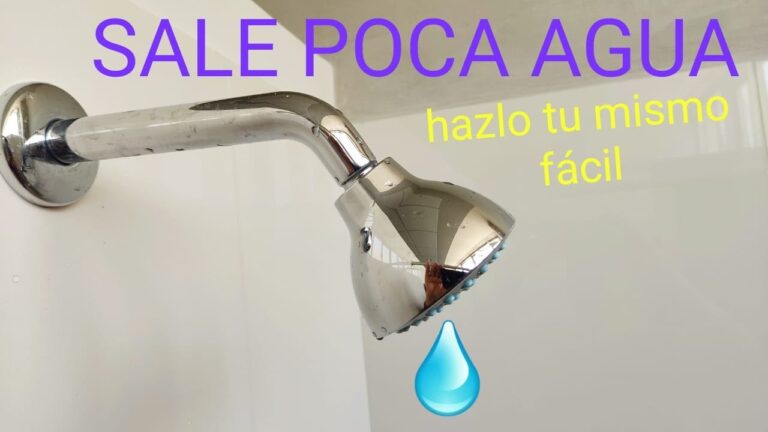 Consejos para aumentar la presi&oacute;n de agua en la ducha