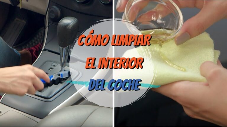 5 formas efectivas de limpiar el interior de tu auto con productos caseros
