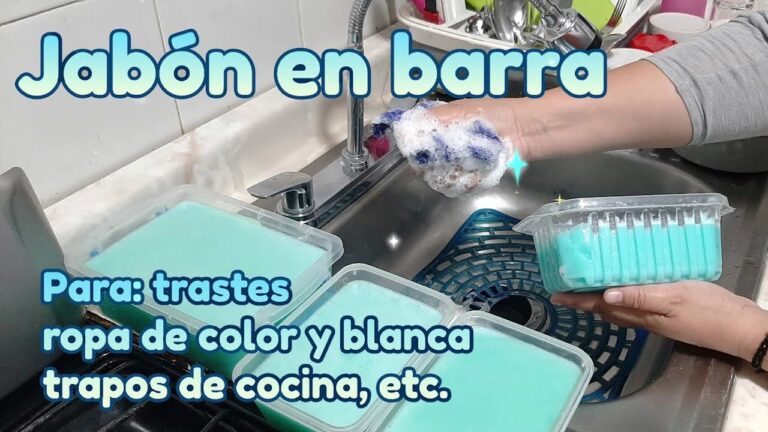 El mejor jab&oacute;n de barra para lavar ropa: gu&iacute;a de compra