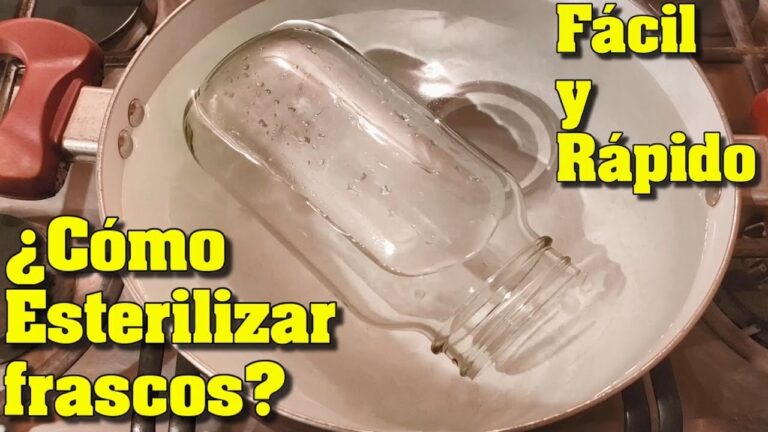 Estirilización rápida de frascos: métodos eficientes