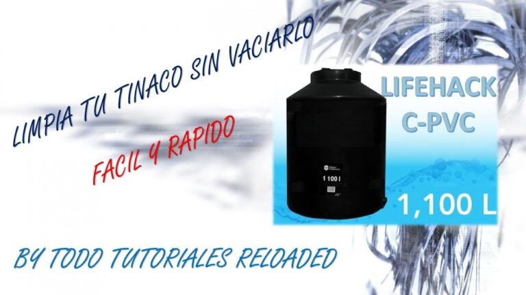 Cómo limpiar un tinaco sin vaciarlo