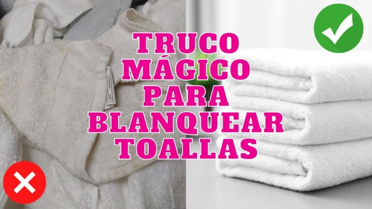 Trucos efectivos para blanquear toallas blancas