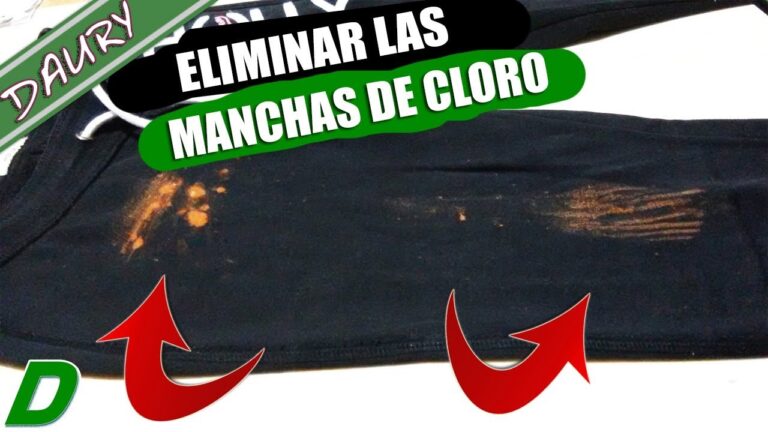 C&oacute;mo quitar manchas de cloro en zapatos de tela