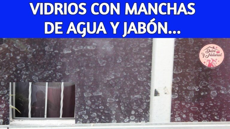 Trucos efectivos para quitar manchas en vidrios de ventanas