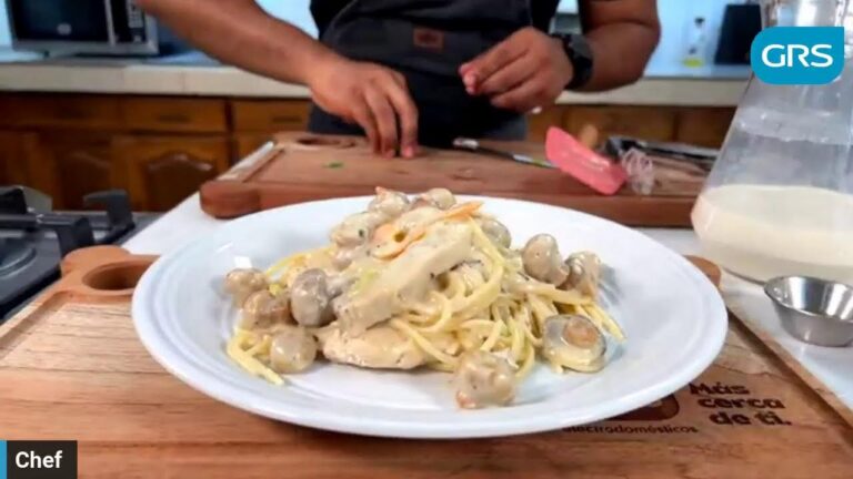 Delicioso Pollo Alfredo de Bachoco