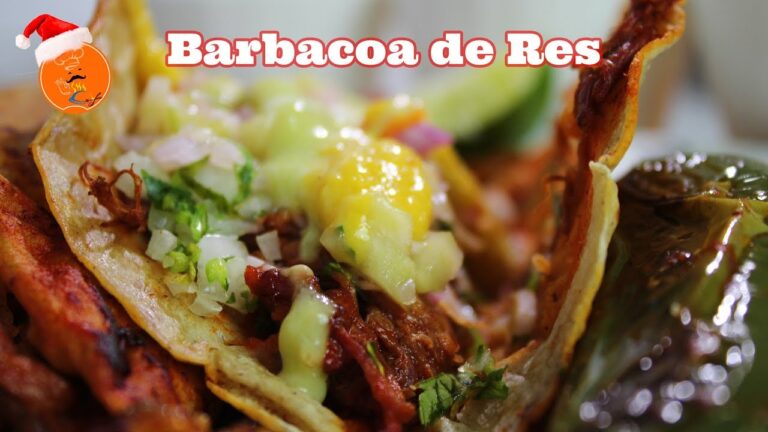 Ingredientes para hacer tacos de barbacoa