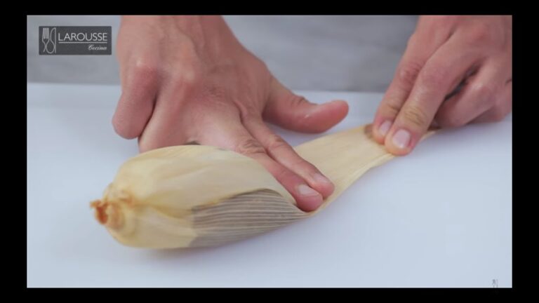 Guía para envolver tamales en hoja de maíz